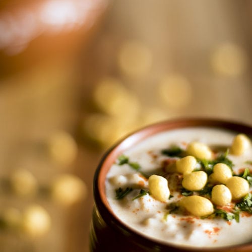 Boondi Raita Recipe | How To Make Boondi Raita - Sprout Monk