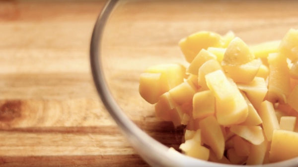 Boiled Potatoes in a bowl