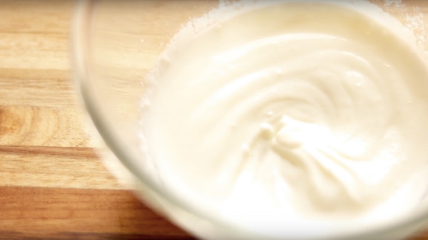 Sweetened Yogurt in a bowl