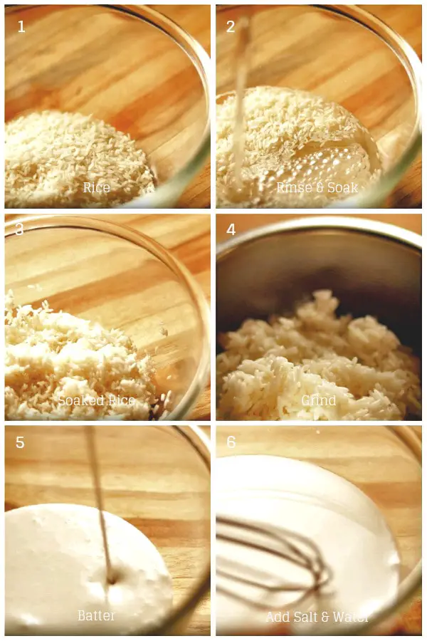 Prepare Ghavan Batter with Soaked Rice