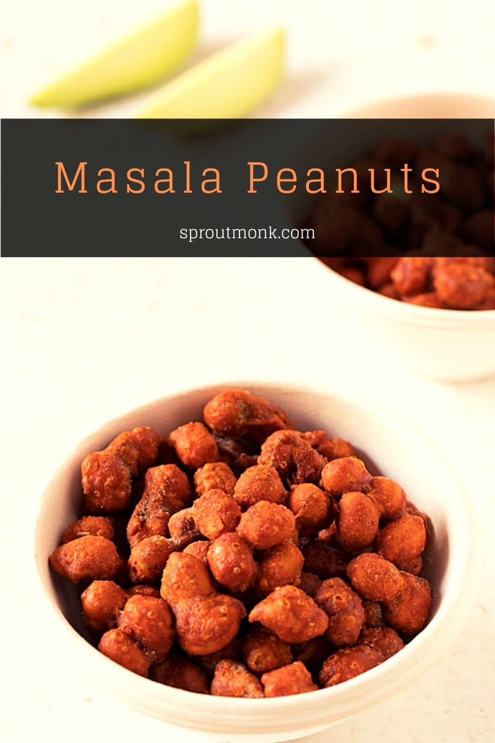 masala peanuts served in a bowl
