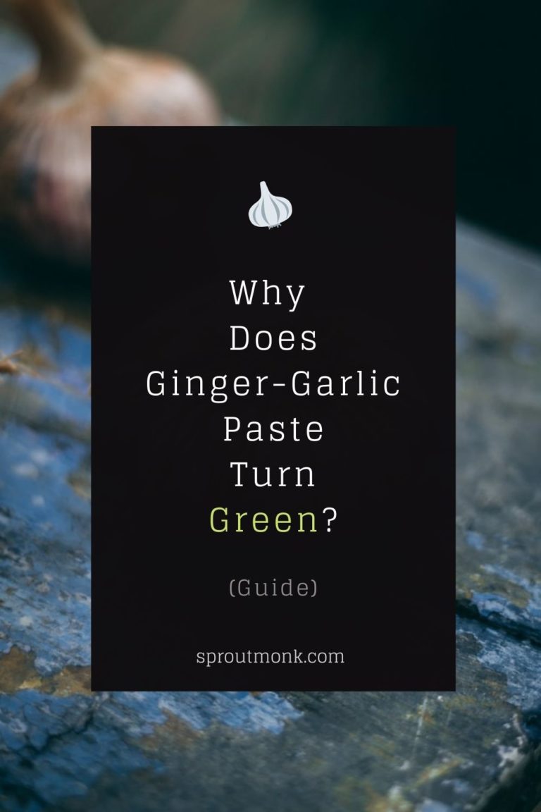 6 Reasons Why Your Ginger Garlic Paste Turns Green Sprout Monk