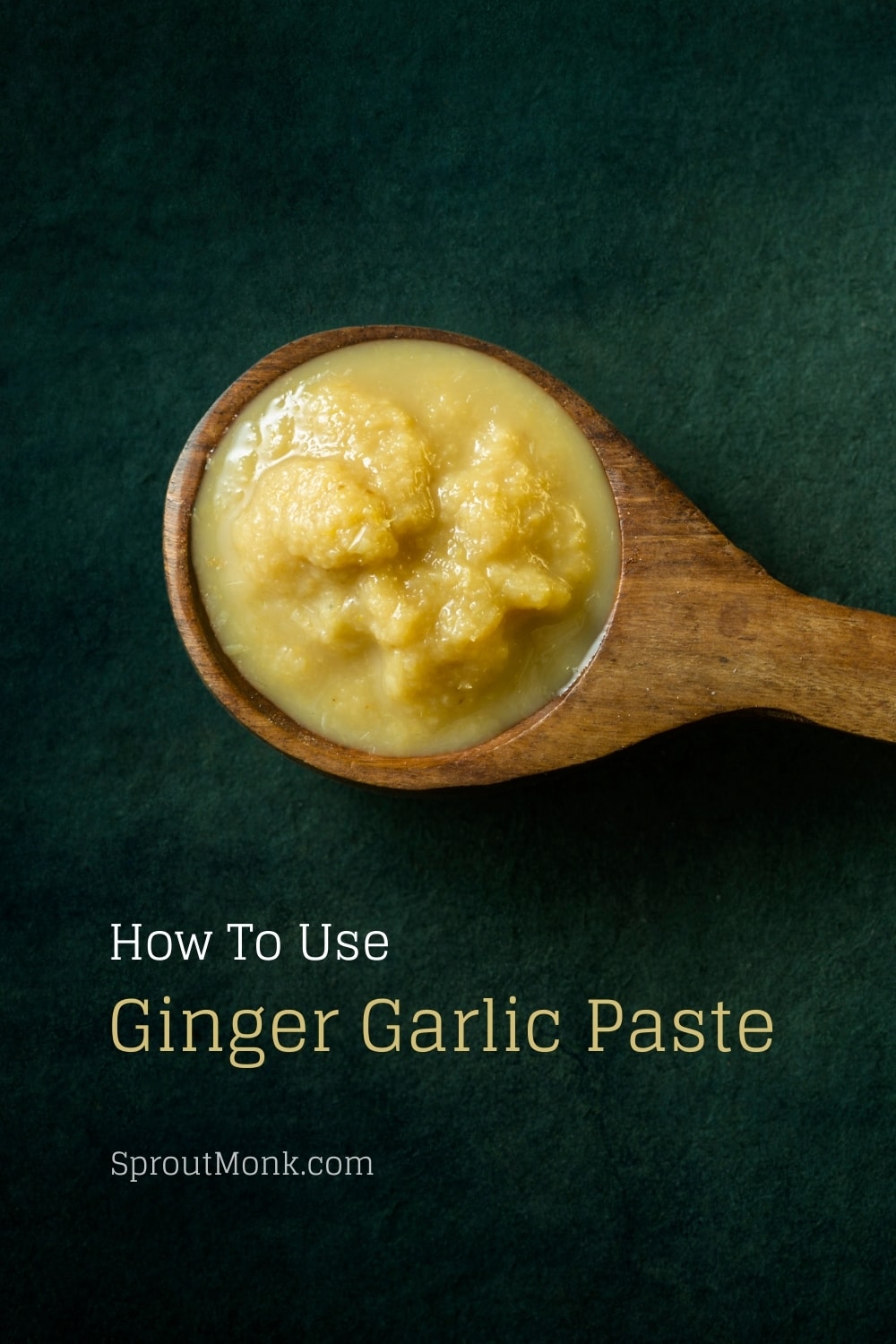 ginger garlic paste while cooking cover image