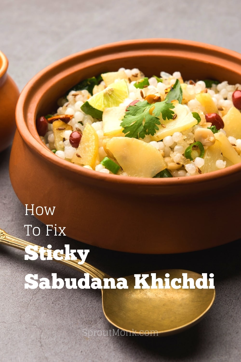 fix sticky sabudana khichdi cover image