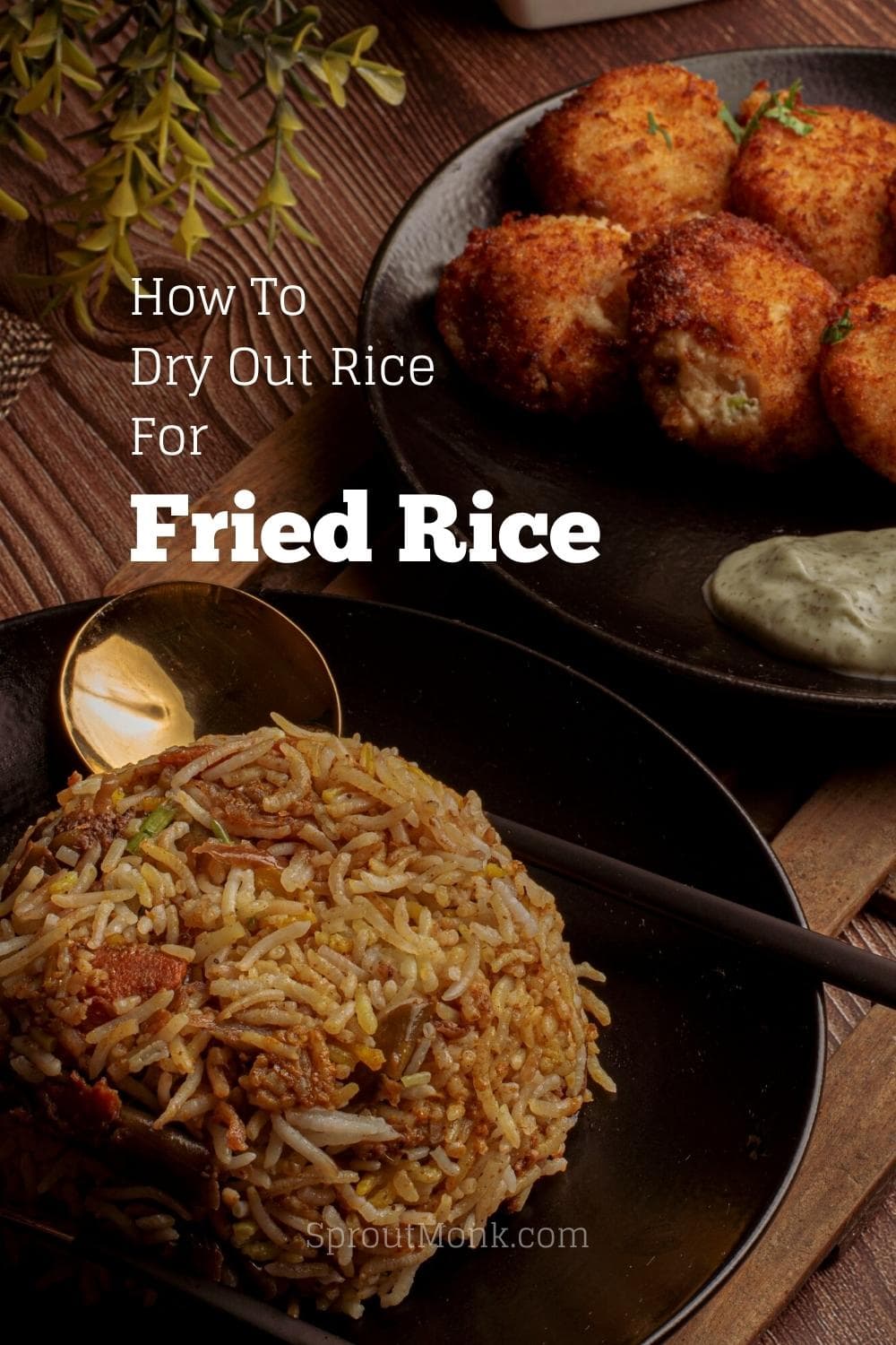 dry out rice for fried rice cover image