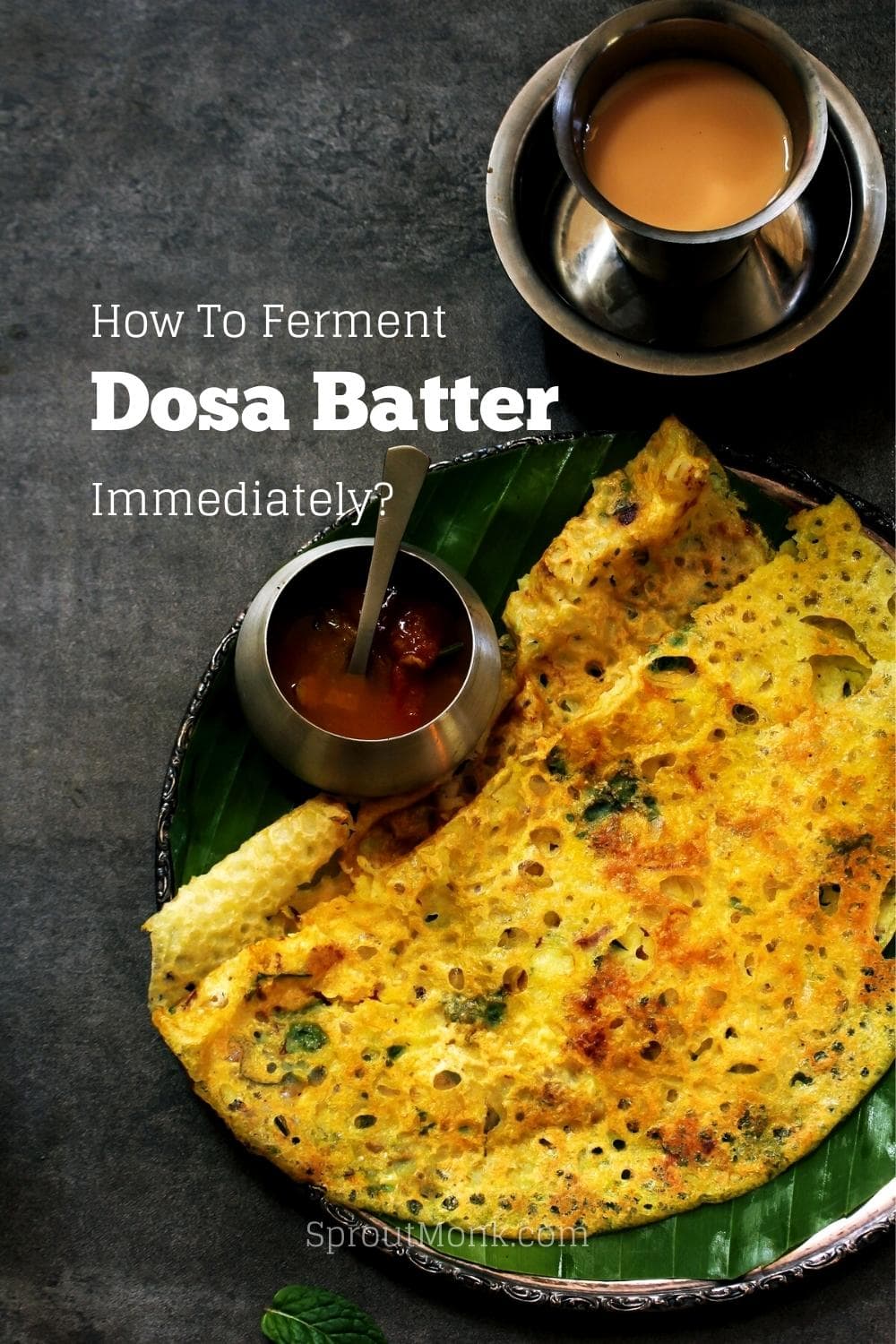 How To Ferment Dosa Batter Immediately Sprout Monk