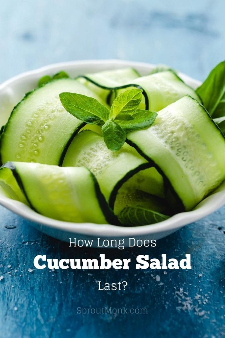 How Long Does Cucumber Salad Last? [Guide] Sprout Monk