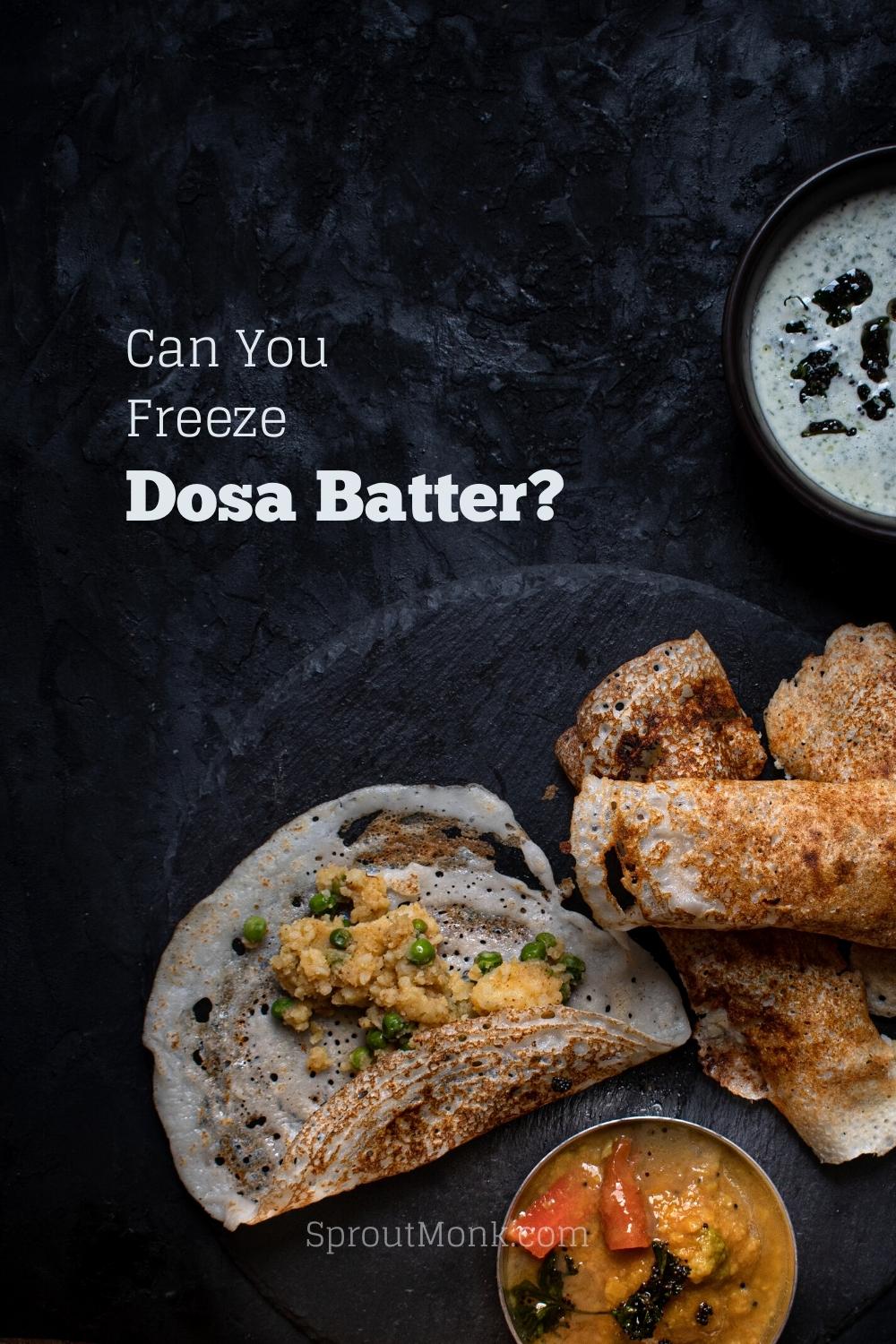 can you freeze dosa batter cover photo