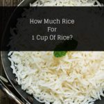 how much rice for 1 cup of rice cover image