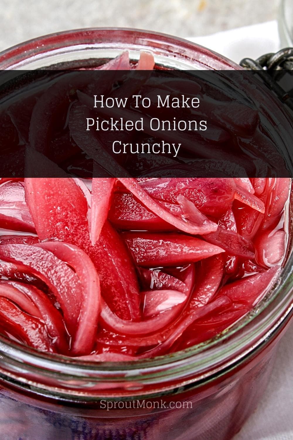 how to make pickled onions crunchy cover image
