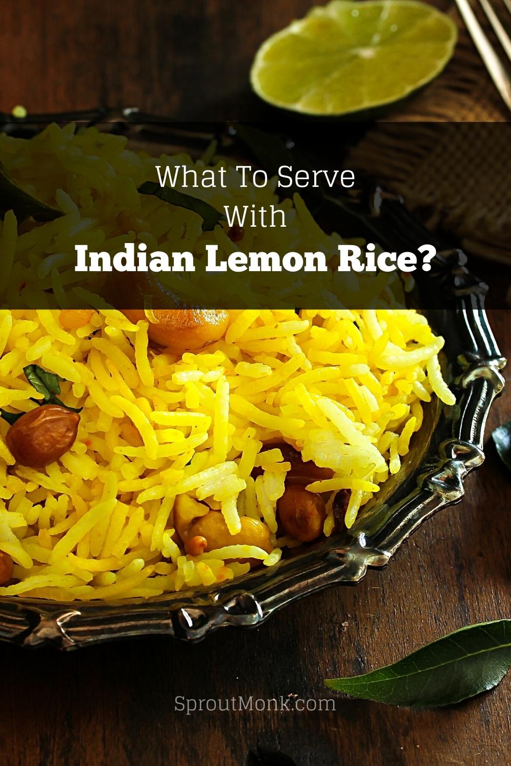 what to serve with indian lemon rice cover image