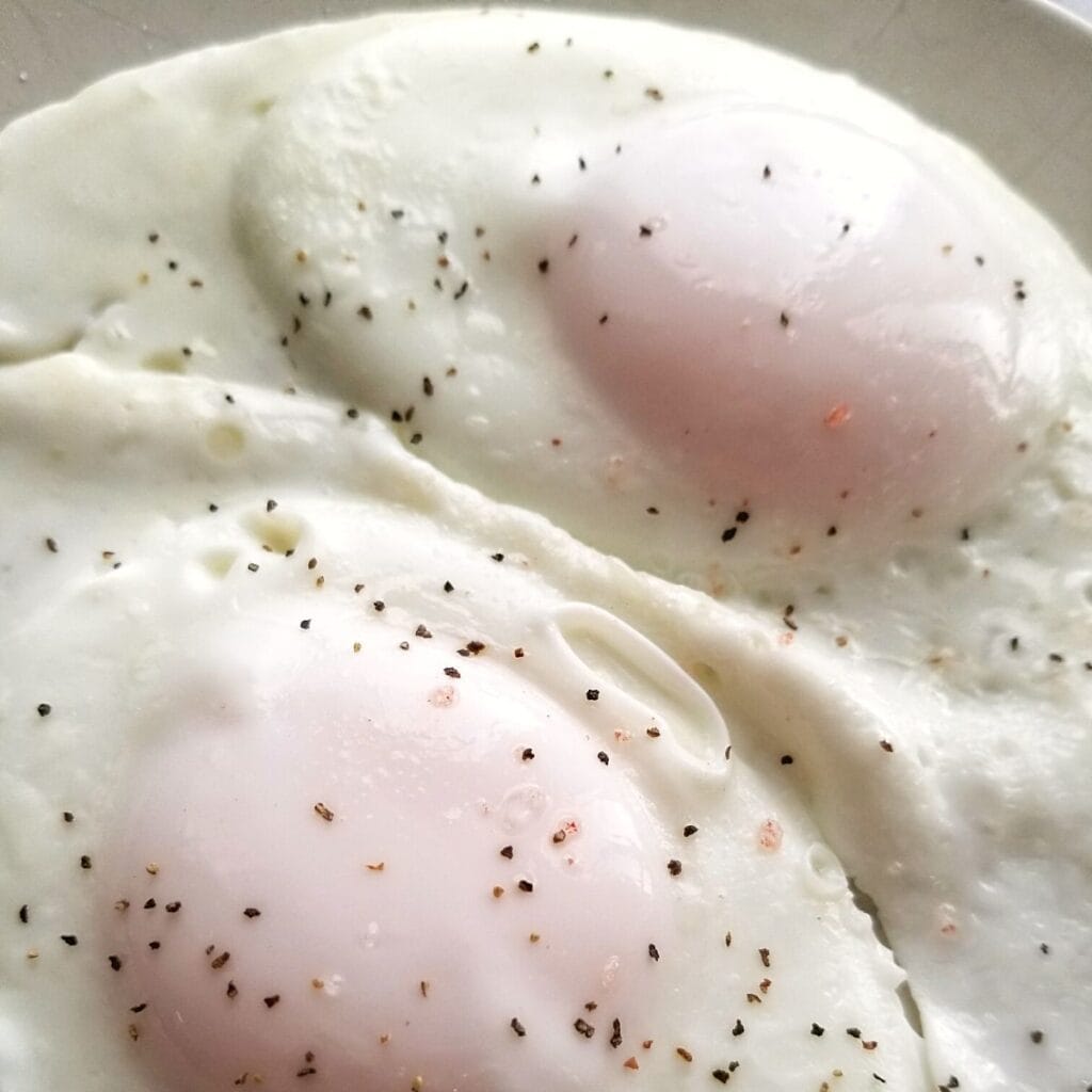 over medium eggs