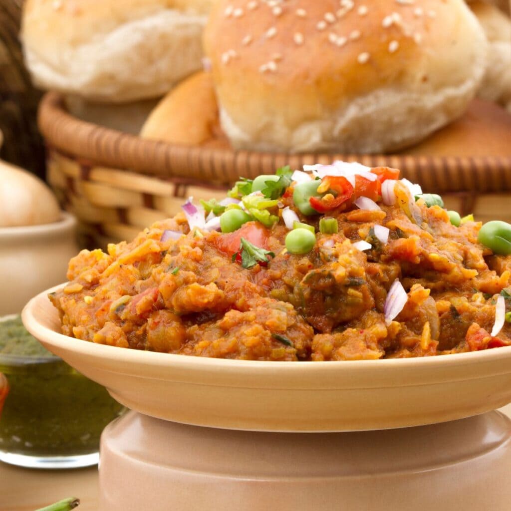 dry pav bhaji