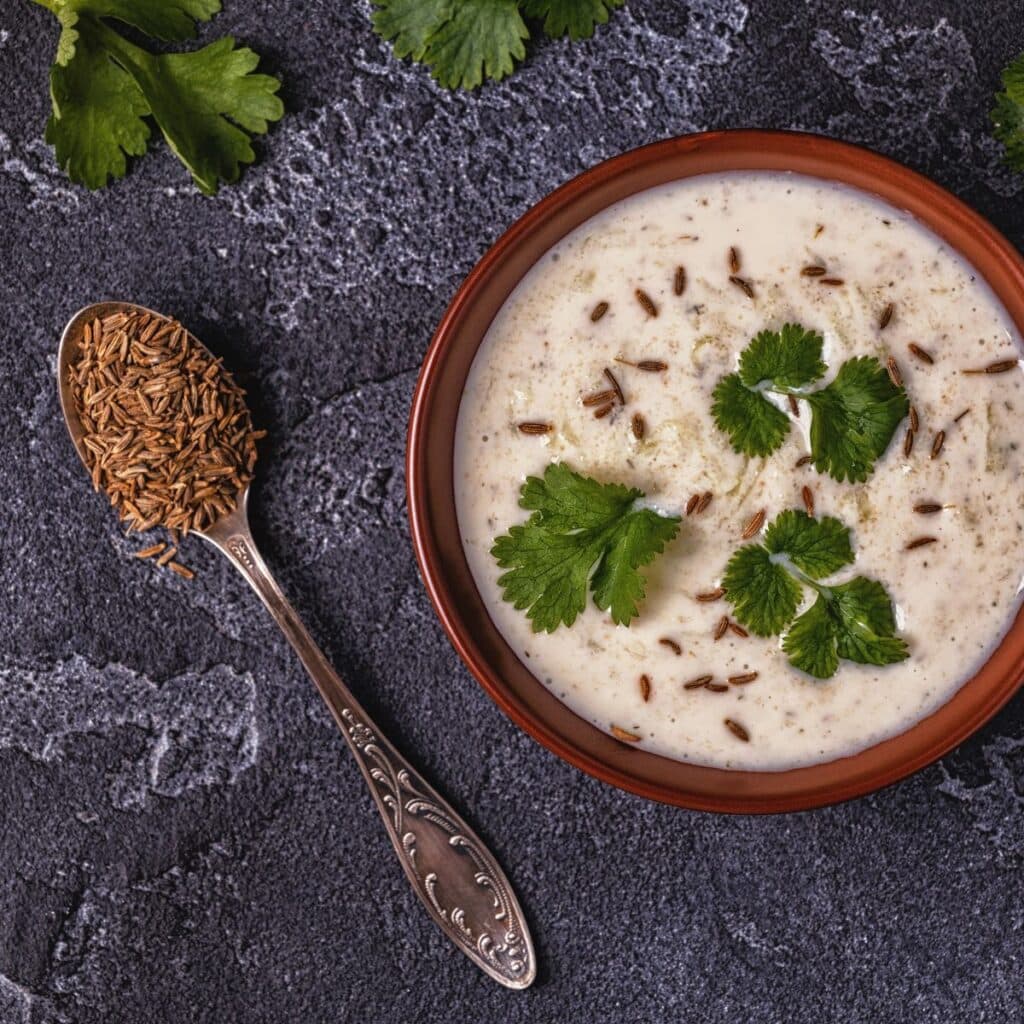 spicy raita